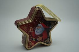 Christmas star tin