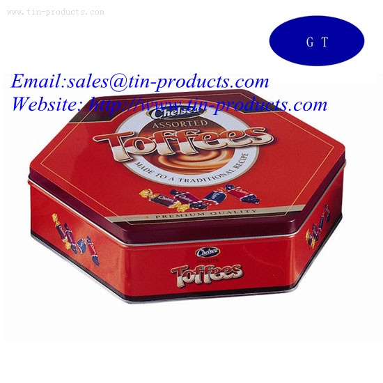 Special Blank Candy Tin Boxes from China